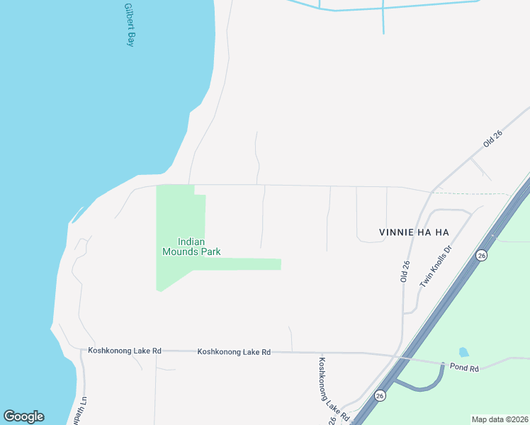 map of restaurants, bars, coffee shops, grocery stores, and more near W7489 Koshkonong Mounds Road in Fort Atkinson