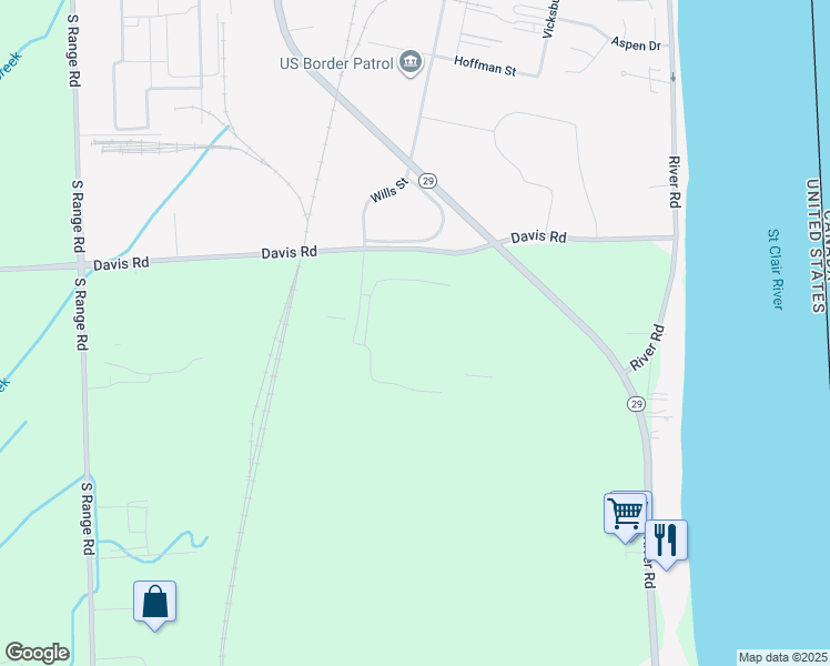 map of restaurants, bars, coffee shops, grocery stores, and more near 2900 Busha Highway in Marysville
