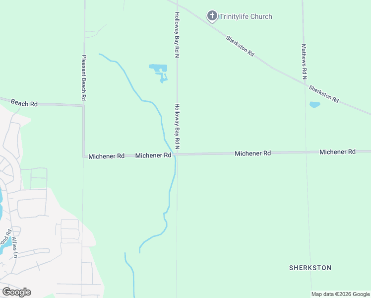 map of restaurants, bars, coffee shops, grocery stores, and more near 5414 Michener Road in Fort Erie