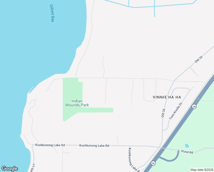 map of restaurants, bars, coffee shops, grocery stores, and more near W7439 Koshkonong Mounds Road in Fort Atkinson