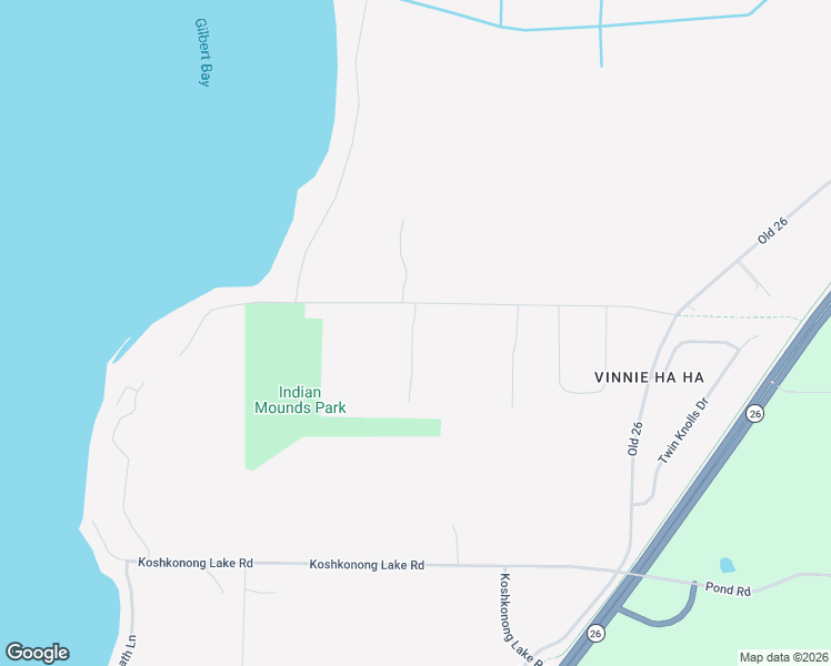 map of restaurants, bars, coffee shops, grocery stores, and more near W7489 Koshkonong Mounds Road in Fort Atkinson