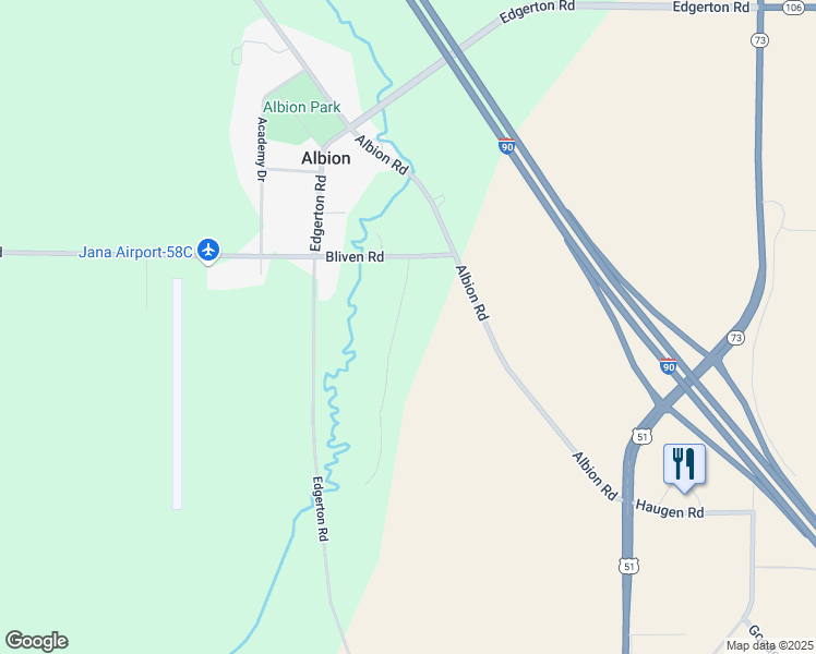 map of restaurants, bars, coffee shops, grocery stores, and more near 492 Windwood Circle in Edgerton