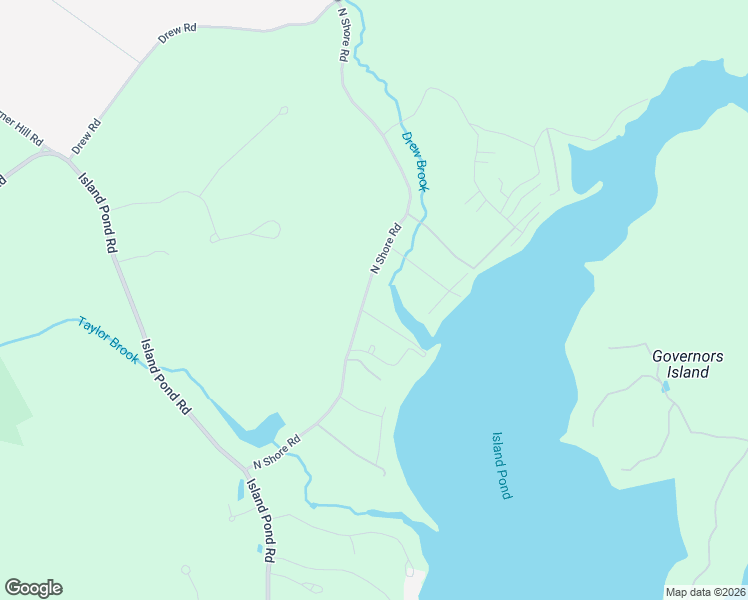 map of restaurants, bars, coffee shops, grocery stores, and more near 131 North Shore Road in Derry