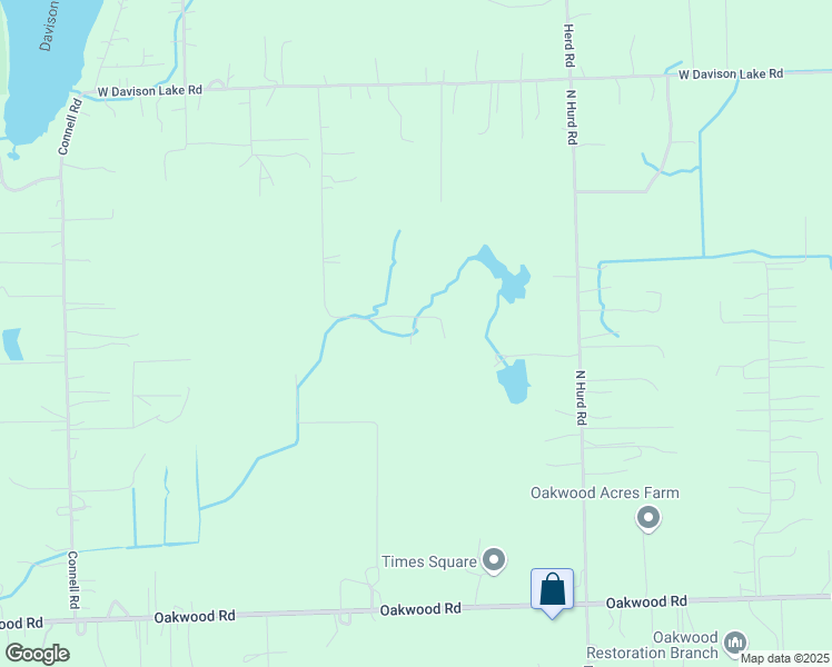 map of restaurants, bars, coffee shops, grocery stores, and more near 1468 Kathy Lynn Lane in Brandon Township