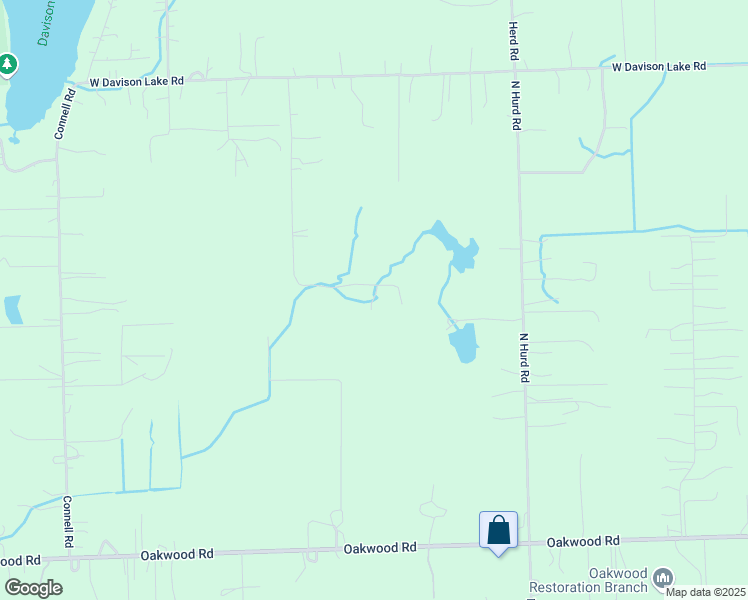 map of restaurants, bars, coffee shops, grocery stores, and more near 1468 Kathy Lynn Lane in Brandon Township