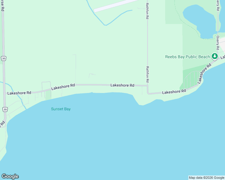 map of restaurants, bars, coffee shops, grocery stores, and more near 10841 Lakeshore Road in Port Colborne