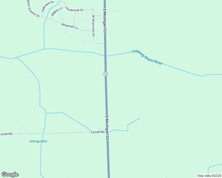 map of restaurants, bars, coffee shops, grocery stores, and more near 8185 Michigan 52 in Owosso