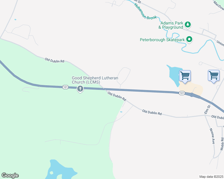 map of restaurants, bars, coffee shops, grocery stores, and more near Dublin Road in Peterborough