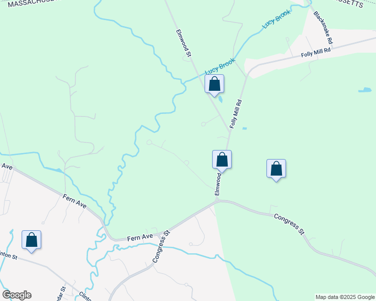 map of restaurants, bars, coffee shops, grocery stores, and more near 17 Back River Road in Amesbury