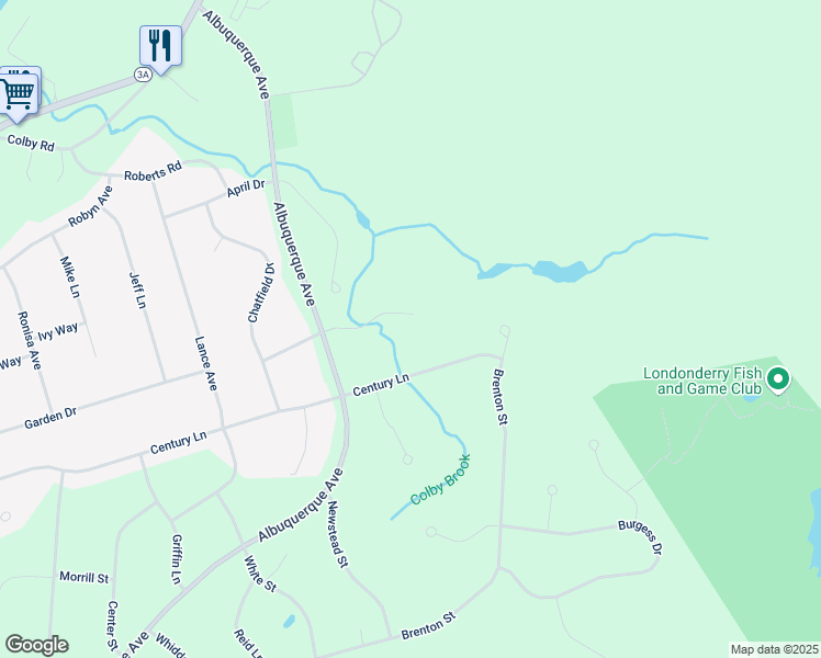 map of restaurants, bars, coffee shops, grocery stores, and more near 21 Bristol Way in Litchfield