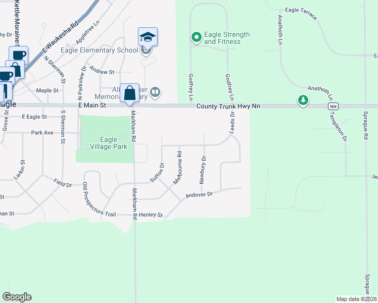 map of restaurants, bars, coffee shops, grocery stores, and more near 812 Leeds Drive in Eagle