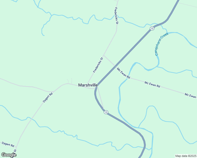 map of restaurants, bars, coffee shops, grocery stores, and more near 6806 New York 10 in Canajoharie