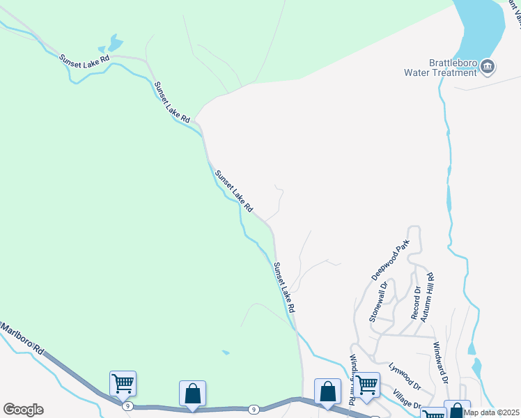 map of restaurants, bars, coffee shops, grocery stores, and more near 321 Sunset Lake Road in Brattleboro