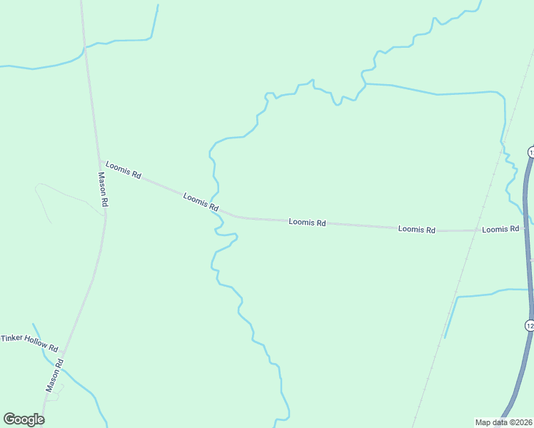 map of restaurants, bars, coffee shops, grocery stores, and more near 7303 Loomis Road in Waterville