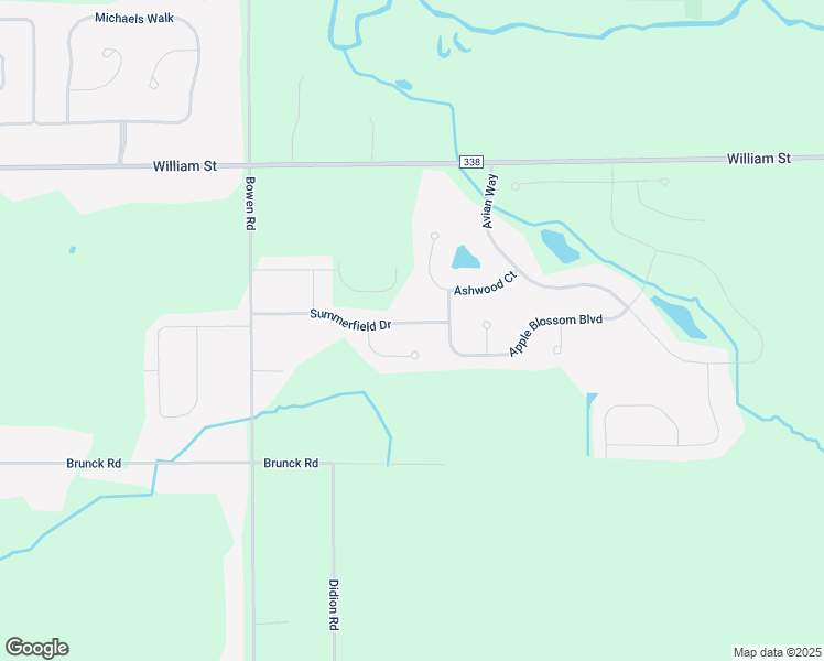 map of restaurants, bars, coffee shops, grocery stores, and more near 41 Summerfield Drive in Lancaster