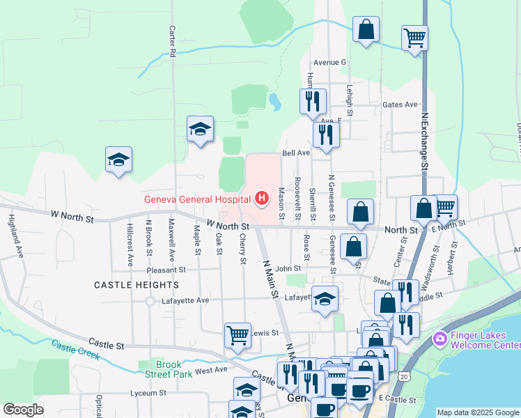 196 North Street, Geneva NY Walk Score