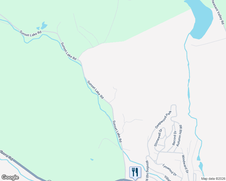 map of restaurants, bars, coffee shops, grocery stores, and more near 299 Sunset Lake Road in West Brattleboro