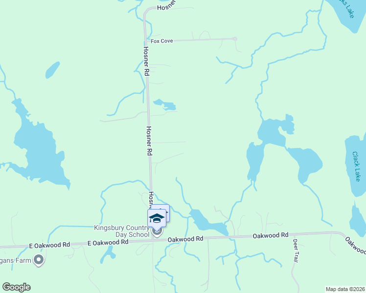 map of restaurants, bars, coffee shops, grocery stores, and more near 5560 Hosner Road in Oakland County