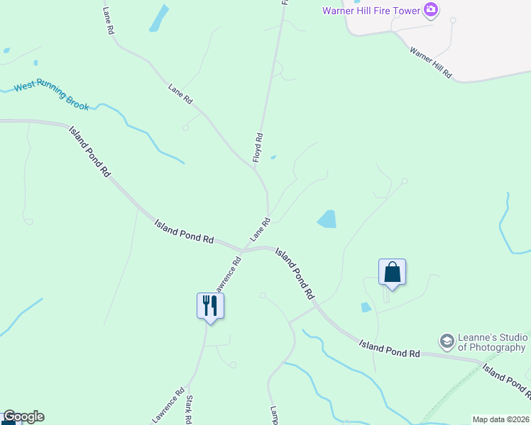 map of restaurants, bars, coffee shops, grocery stores, and more near 89 Lane Road in Derry