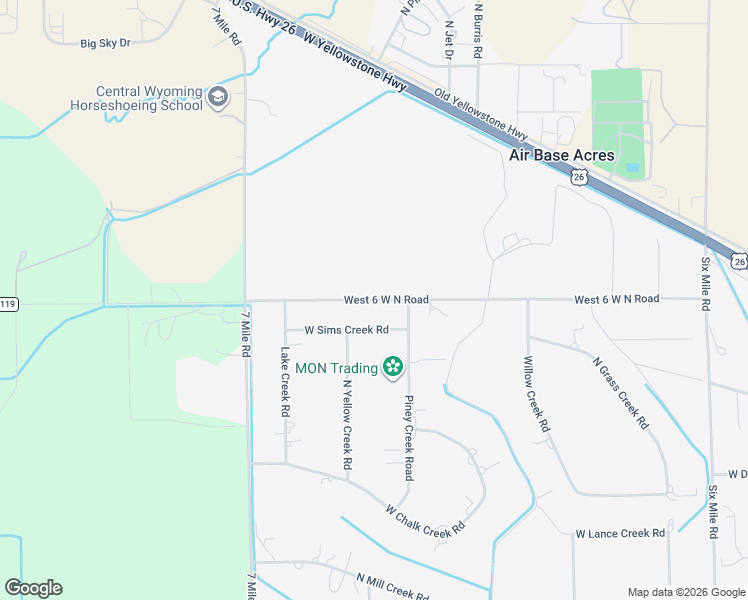 map of restaurants, bars, coffee shops, grocery stores, and more near County Road 203 in Vista West