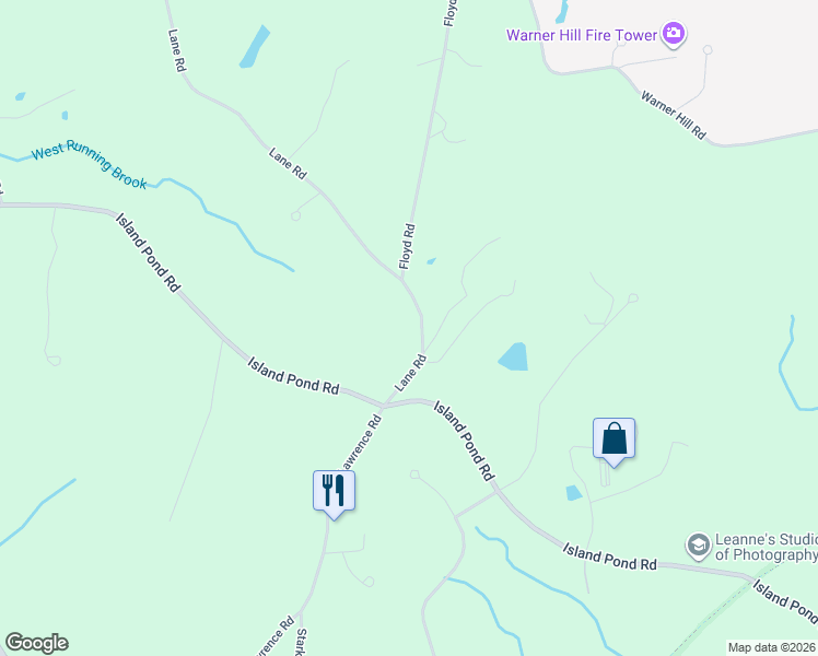 map of restaurants, bars, coffee shops, grocery stores, and more near 89 Lane Road in Derry