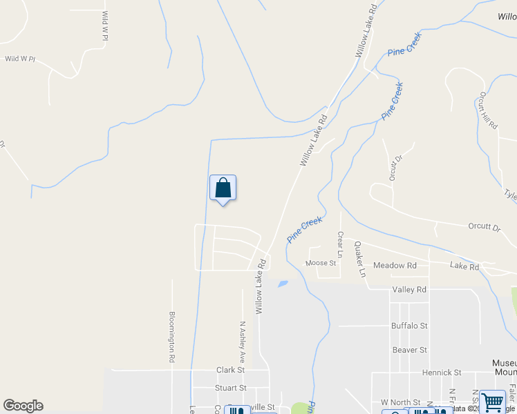 map of restaurants, bars, coffee shops, grocery stores, and more near 1315 Arroyo Avenue in Pinedale