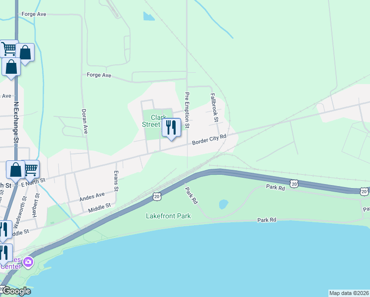 map of restaurants, bars, coffee shops, grocery stores, and more near 3035 Pre Emption Street in Geneva