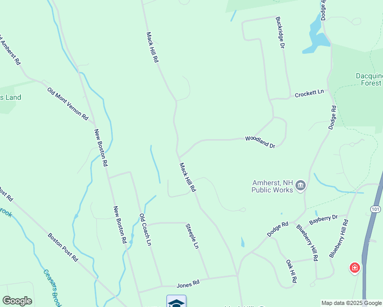 map of restaurants, bars, coffee shops, grocery stores, and more near 49 Mack Hill Road in Amherst