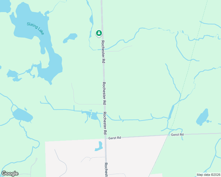 map of restaurants, bars, coffee shops, grocery stores, and more near 5450 Rochester Road in Leonard