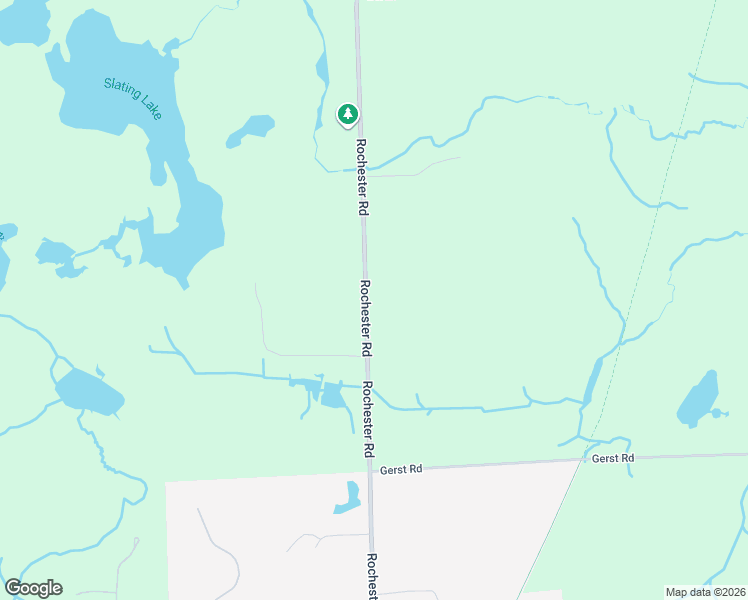 map of restaurants, bars, coffee shops, grocery stores, and more near 5450 Rochester Road in Leonard