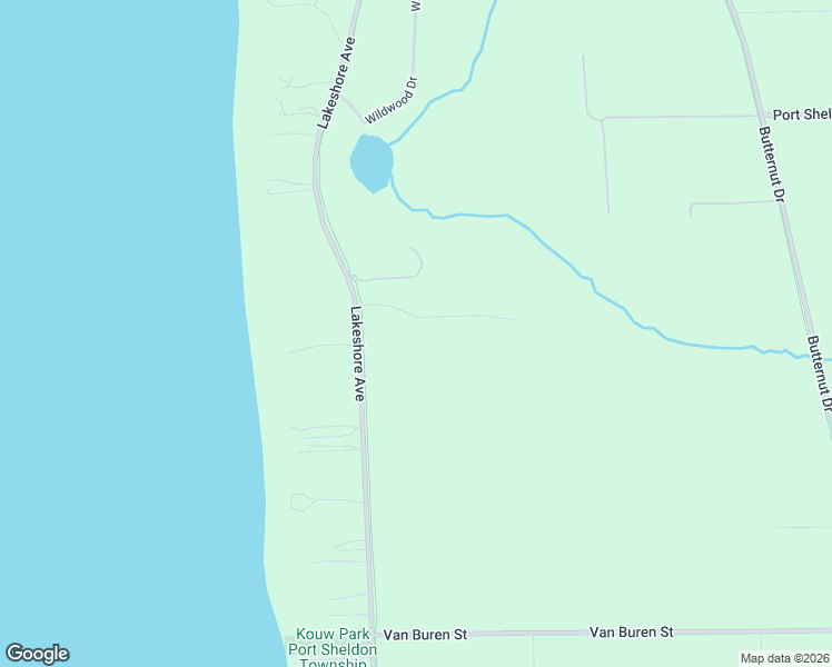 map of restaurants, bars, coffee shops, grocery stores, and more near 17104 Forest Lake Drive in West Olive