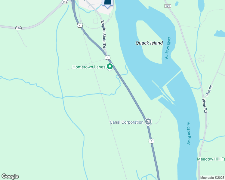map of restaurants, bars, coffee shops, grocery stores, and more near 974 Hudson River Road in Mechanicville