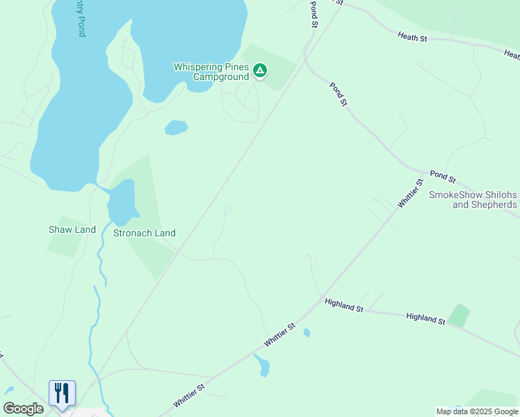 map of restaurants, bars, coffee shops, grocery stores, and more near 9 Laura Lane in Newton