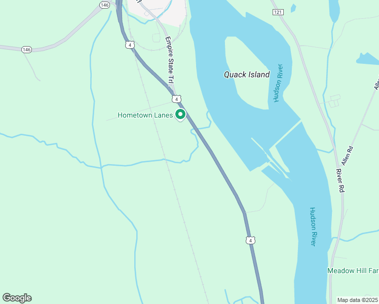 map of restaurants, bars, coffee shops, grocery stores, and more near 974 Hudson River Road in Mechanicville