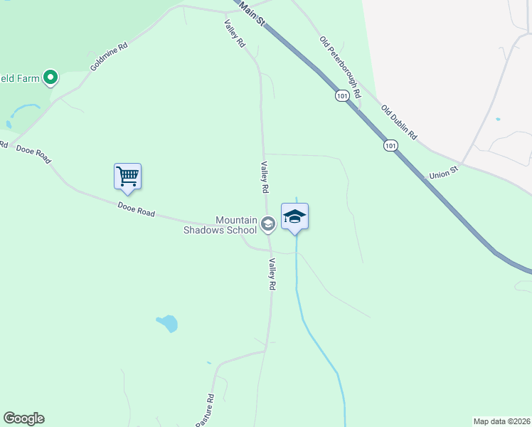 map of restaurants, bars, coffee shops, grocery stores, and more near 149 Valley Road in Dublin