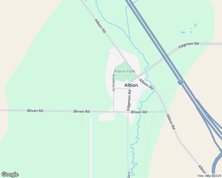 map of restaurants, bars, coffee shops, grocery stores, and more near 573 Academy Drive in Edgerton