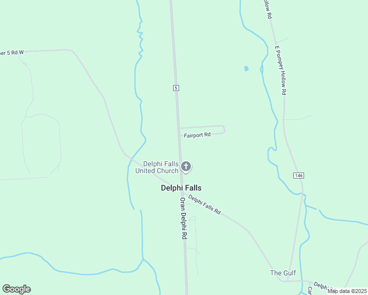 map of restaurants, bars, coffee shops, grocery stores, and more near 2224 Oran Delphi Road in Manlius