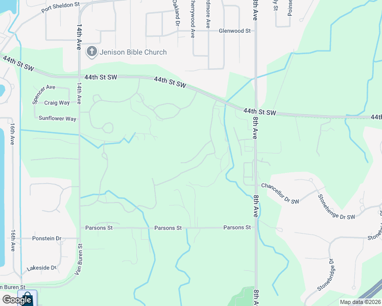 map of restaurants, bars, coffee shops, grocery stores, and more near 979 Castlebay Way in Hudsonville