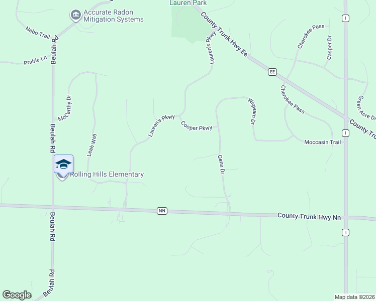map of restaurants, bars, coffee shops, grocery stores, and more near S91W31646 Mary's Court in Mukwonago