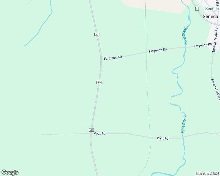 map of restaurants, bars, coffee shops, grocery stores, and more near 3161 County Road 20 in Stanley