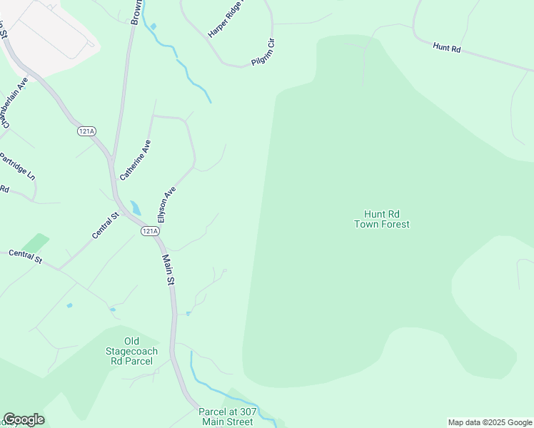 map of restaurants, bars, coffee shops, grocery stores, and more near 36 Hillside Road in Kingston