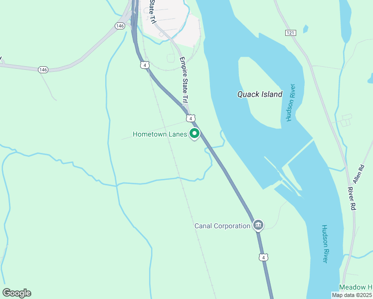 map of restaurants, bars, coffee shops, grocery stores, and more near 976 Hudson River Road in Mechanicville