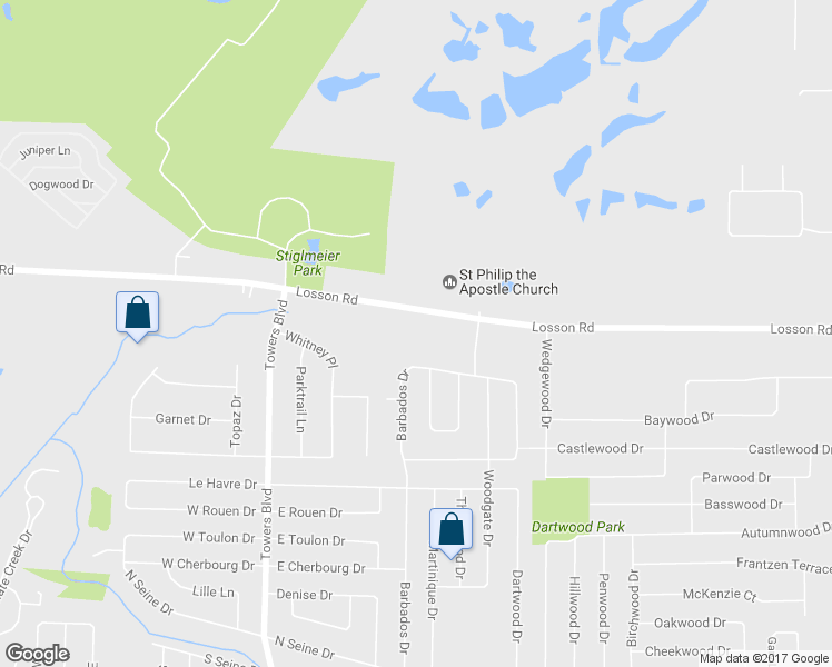 map of restaurants, bars, coffee shops, grocery stores, and more near 927 Losson Road in Cheektowaga