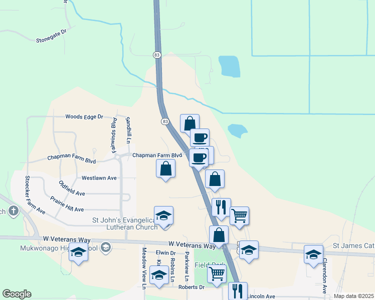 Black Bear Boulevard, Mukwonago WI Walk Score