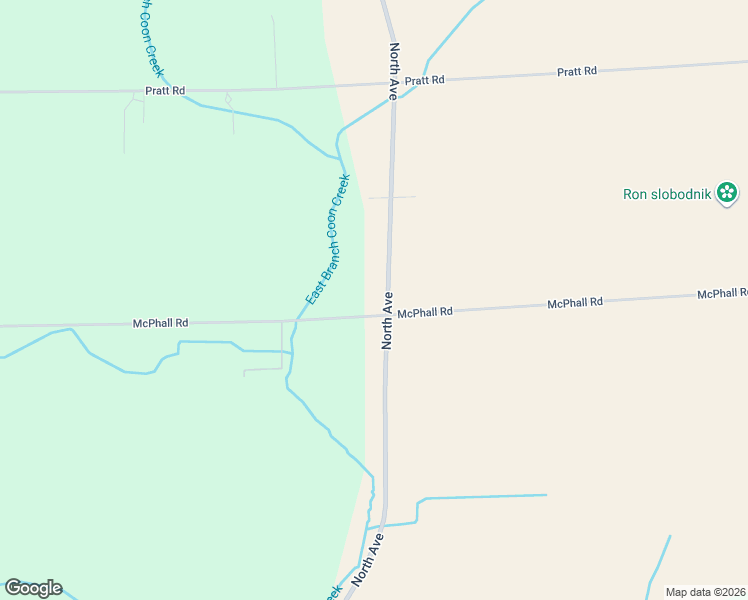 map of restaurants, bars, coffee shops, grocery stores, and more near 23335 McPhall Road in Armada