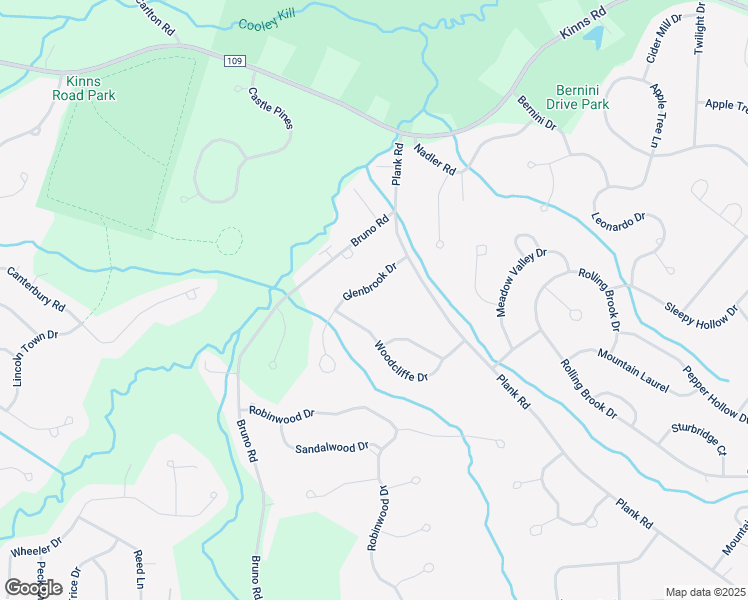 map of restaurants, bars, coffee shops, grocery stores, and more near 25 Glenbrook Drive in Saratoga County