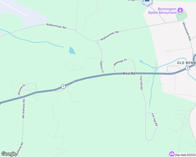 map of restaurants, bars, coffee shops, grocery stores, and more near 900 West Rd in Bennington