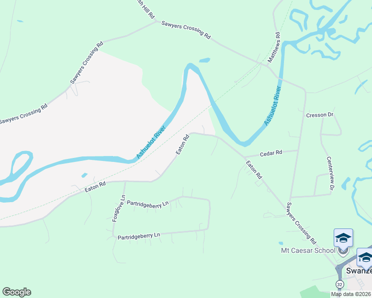 map of restaurants, bars, coffee shops, grocery stores, and more near 110 Eaton Road in Swanzey