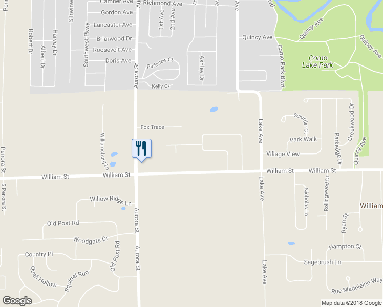 map of restaurants, bars, coffee shops, grocery stores, and more near 54 Tomahawk Trail in Lancaster