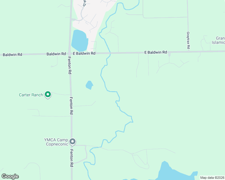 map of restaurants, bars, coffee shops, grocery stores, and more near 1011 East Baldwin Road in Grand Blanc